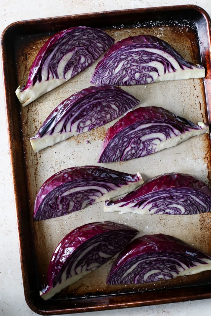 Roasted Red Cabbage Wedges W Smoky Mustard Dressing A Nourishing Plate 6131