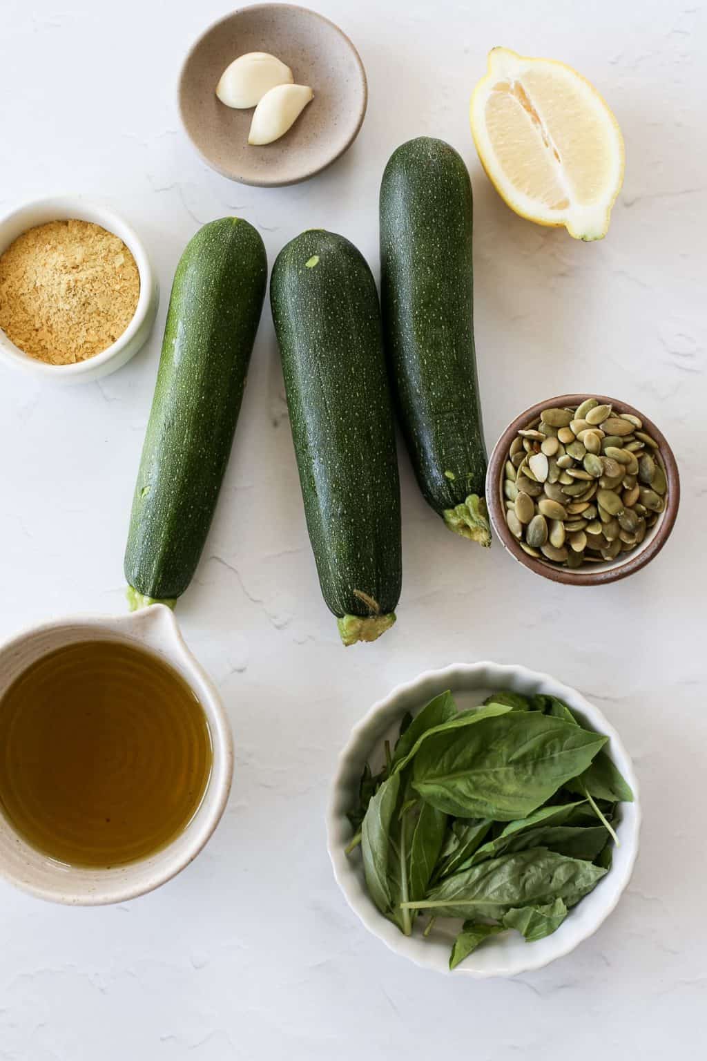 Pesto Di Zucchine (Zucchini Pesto) - A Nourishing Plate