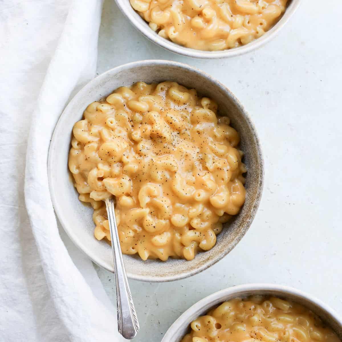 Creamy Vegan Mac and Cheese (No Cashews) - A Nourishing Plate