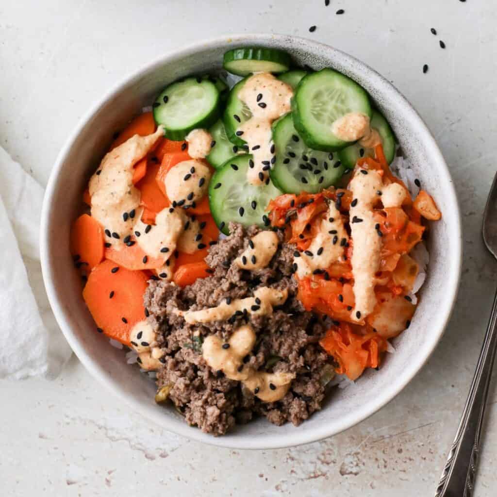 Korean Inspired Beef Bulgogi Bowl A Nourishing Plate