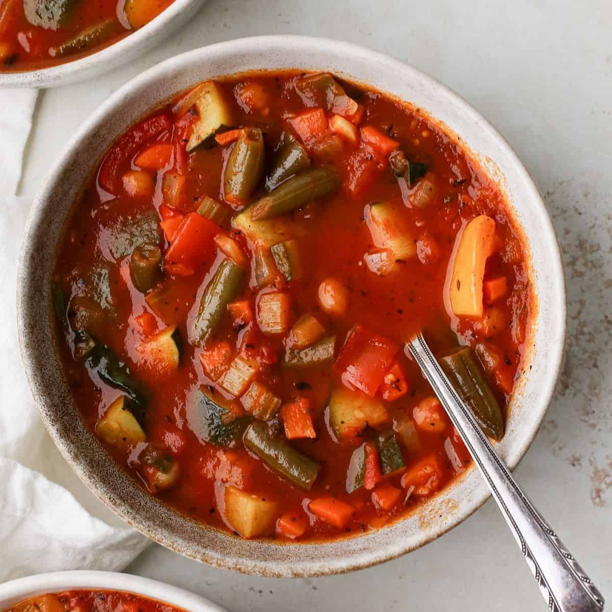 10 Vegetable Soup (Easy Homemade Recipe) A Nourishing Plate